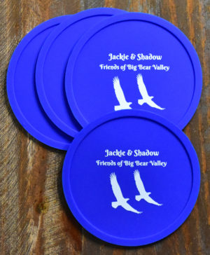 Jackie & Shadow Silicone Coaster