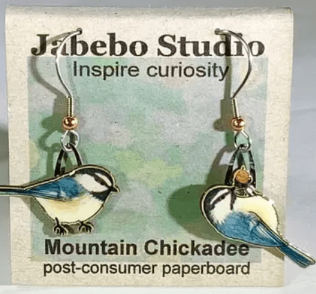 Earrings - Mountan Chickadee